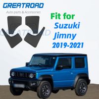 แผ่นบังโคลนรถยนต์สำหรับ Suzuki Jimny 2019 2020 2021ไฟเบรกหลังมอเตอร์ไซด์หน้าหลังแผ่นกันโคลนล้อรถยนต์