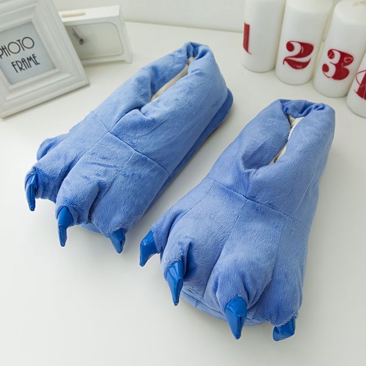 สินค้าใหม่-d8พร้อมส่งมาสคอตคอสตูม-ชุดโฮม-blue-stith-คอสตูมสัตว์-รองเท้า-ถุงมือ-ชุดนอนกันหนาว
