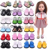 Doll Shoes 5Cm Multicolor Leather Shoes For 14 Inch Wellie Wisher 32-34 Cm Paola Reina Dolls Shoes 20Cm EXO Star Doll Kids Toy