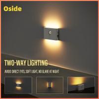 OSIDE โมชั่น ชาร์จไฟแบบไร้สาย เซ็นเซอร์ร่างกาย ยูเอสบี โคมไฟกลางคืน LED สมาร์ทสมาร์ทโฟน สวิทซ์ โคมไฟทางเดินและทางเดิน บันไดทางเดิน