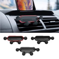 ☽☫♀ Gravity Car Phone Holder Air Vent Clip Mount Mobile Cell Phone Stand In Car GPS Support for IPhone 13 12 Pro Xiaomi Samsung