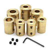 3.17/4/5/6/8/10/12mm Brass Rigid Motor Shaft Coupling Coupler Transmission Connector Sleeve Adapter For RC Boat Car Airplane