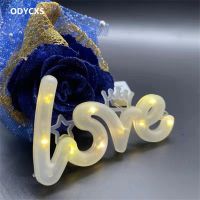 LED letter love light button battery night light fairy tale light christmas wedding bouquet cake gift baby bedroom mood light Ceiling Lights