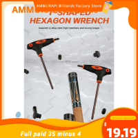 บิลเลียด T-Shaped Hexagon ประแจซ็อกเก็ต Spanner น้ำหนัก Bolt Assembly เครื่องมือสำหรับ Konllenfury Pool Cue บิลเลียดอุปกรณ์เสริม