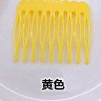 25 Mixed Color Plastic Smooth Hair Clips Side Combs Pin Magic Grip Hair Pin 46mm