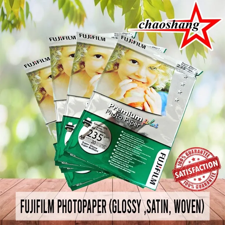 Fujifilm Premium Plus Glossy/satin/woven Photopaper A4 size Lazada PH