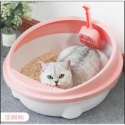 HOT SALE Khay vệ sinh cho mèo cao cấp Tặng kèm xẻng - Khay Size 40.36.18 Cm