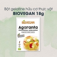 Bột Gelatin thuần chay hữu cơ BioVegan Agaranta 18g