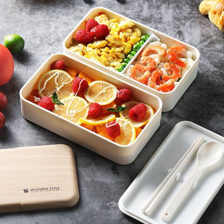 1200ml-microwave-double-layer-lunch-box-wooden-feeling-salad-bento-box-bpa-free-portable-container-box-with-lunch-bag