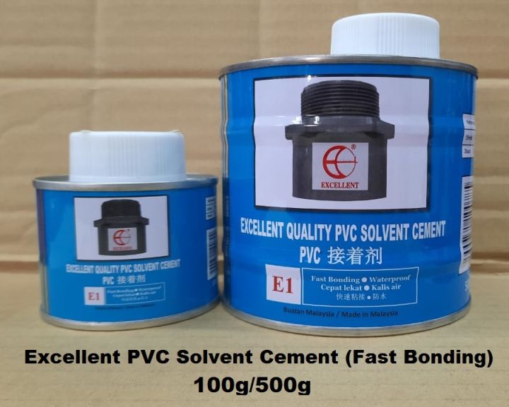 Excellent PVC Solvent Cement (Fast Bonding)100g/500g Lazada