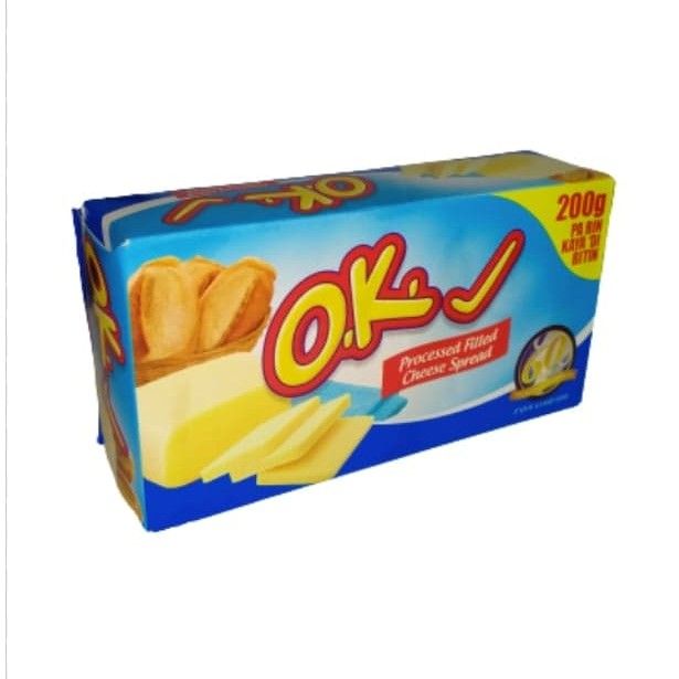 Ok Cheese Processed Filled Cheese Spread 200g Lazada Ph