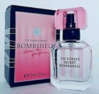 (EDP 7.5 mL.) น้ำหอม Victorias Secret Eau de Parfum Mini Spray ขวดแก้วหัวสเปรย์ กลิ่น Bombshell , Bombshell Seduction , Bombshell Intense , heavenly  ใหม่แท้ 100% USA  แท้ 100% USA