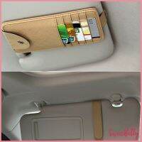 Sweet Belly   ที่ใส่บัตรในรถ เสียบปากกา ใส่บัตรหลายช่อง ติดที่บังแดด ออกแบบเรียบหรู Sun visor storage clip