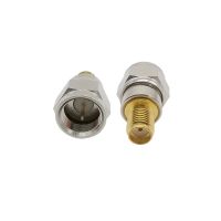 1Pcs SMA to F Nickel Plated Connector F Type to SMA RF Coaxial Adapter F Male Plug to SMA Female Jack Straight RF Coax Adapter