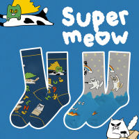 emmtee.emmbee - ถุงเท้า Super Meow