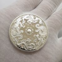 【YD】 Chinese Coin Prosperity and Plated Commemorative Coins Luck Room Decoration