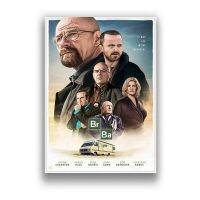 Breaking Bad โปสเตอร์ติดผนัง White Coatedcanvas Prints ความคมชัดสูงของตกแต่งบ้าน