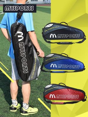 ต้นฉบับ Wilson Babolat 2022 badminton bag portable backpack single shoulder badminton racket bag 3/6 only tennis racket bag ball bag