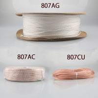 Audiocast 807AC 807AG 807CU 6N OCC Silver PTFE สำหรับ DIY สายหูฟังหูฟังหูฟัง DIY สายสัญญาณเสียง OCC ลวด