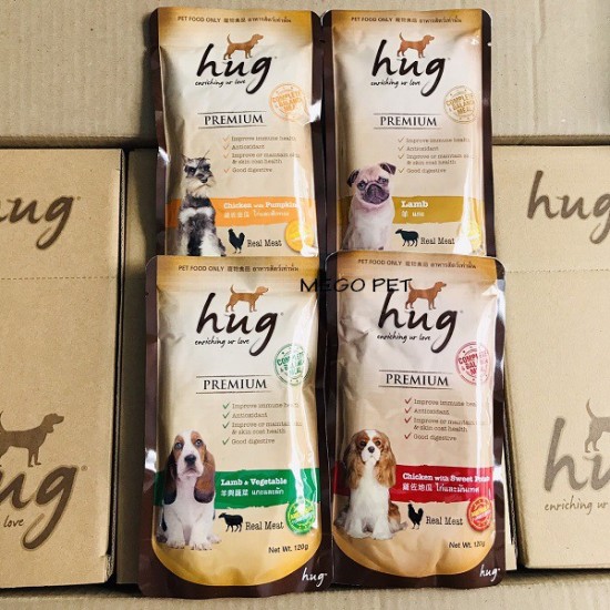 Pate dinh dưỡng cho chó hug gói 120g - ảnh sản phẩm 3