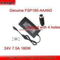 Genuine 180-AAAN3 AC Adapter 24v 7.5a 180w Round With 4 Holes Tip PSU for FSP180-AAAN3