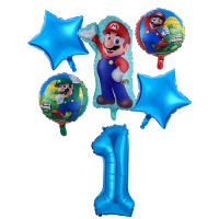 1ชุดSuper Marioบอลลูน30นิ้วจำนวนGlobos Boy Girl Birthday Partyตกแต่งการ์ตูนธีมเกมสินค้าของเล่นเด็ก