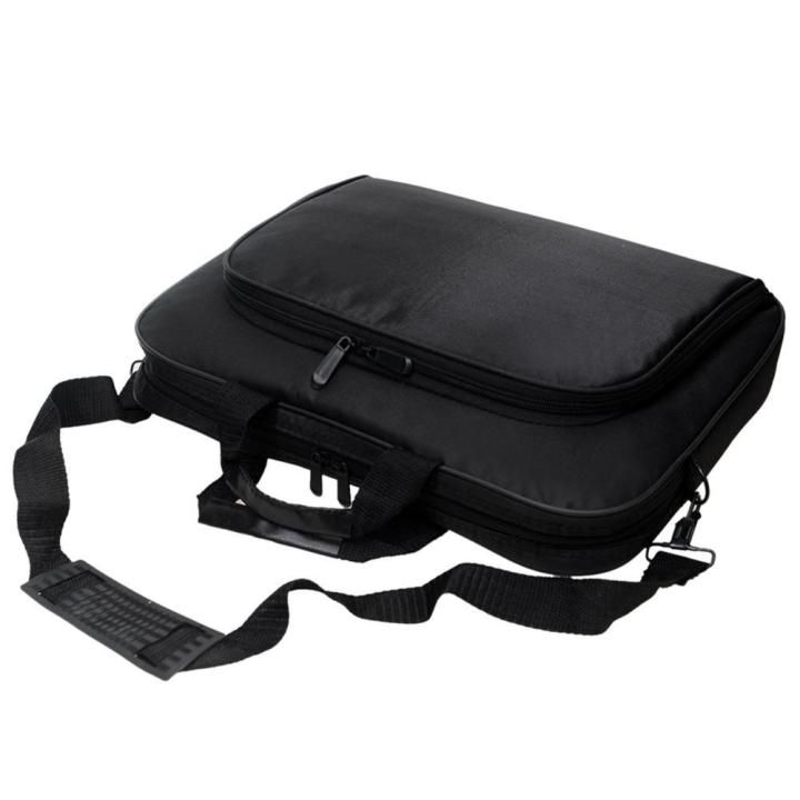 กระเป๋าไนลอนใส่คอมพิวเตอร์สามารถพกพาไปใช้ในงานได้มีซิปกระเป๋าใส่โน๊ตบุ๊คแบบสะพายไหล่กระเป๋าเรียบๆ