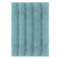 Chenille Striped Bathroom Carpet Anti-Slip-Soft Plush Bathroom Mat is Suitable for Bathroom Floor