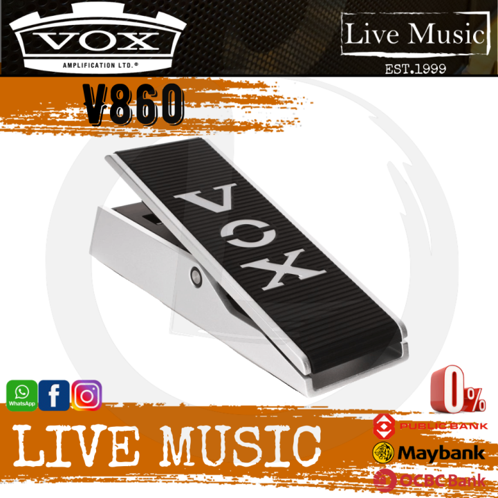 Vox V860 HandWired Volume Pedal (V860) Lazada