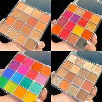 ✼✇☒ 16 Color Eye Shadow Palette Colorful Artist Shimmer Glitter Matte Pigmented Powder Pressed Earth Eyeshadow Makeup Kit