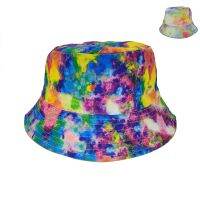 [COD] Foreign trade double-sided tie-dye fisherman hat men and women fashion wearing basin spring summer outdoor leisure sun