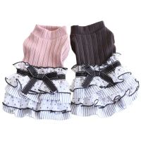 Dogs and Cats Dress Polka Dot Design Pet Puppy Shirt Spring/Summer Clothes Outfit 3 Colours Dresses