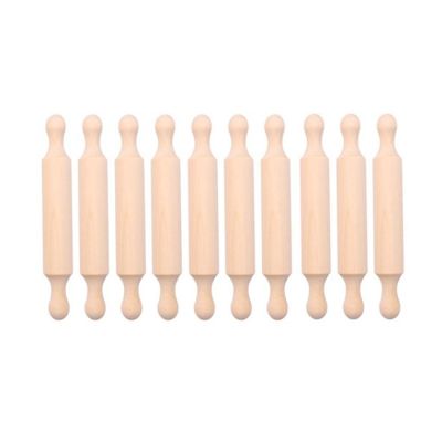 7In Wooden Mini Rolling Pin Long Kitchen Baking Small Dough Rolling Pin for Children Fondant Pastry Pizza Crafting