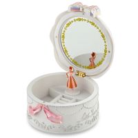 Girls Musical Jewelry Boxes Ballerina Rotating Music Box Gramophone Toys For Children Kids Birthday Gifts