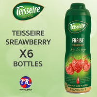 เตสแซร์ น้ำหวานเข้มข้น กลิ่นสตรอเบอรี่  Teisseire SREAWBERRY Syrup 600ml แพ็ก 6 ขวด