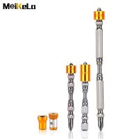 Meikela 10Pcs 65/110mm Magnetic Electric Screwdrivers Bits Anti-Slip Strong Magnetic Cross Bit Pneumatic Screw Driver Batch Head Screw Nut Drivers