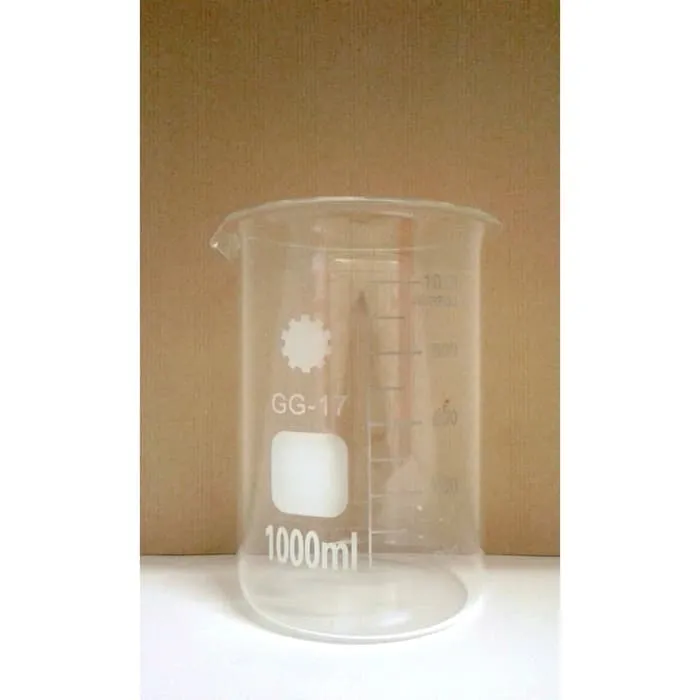 Beaker Glass Gelas Kimia 1000 Ml 1 Liter 1 Lt Rrc Lazada Indonesia