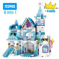 NEW LEGO Friends Princess Castle House Sets for Girls Movies Royal Ice Playground DIY Model Building Blocks Toys Kids Christmas Gifts Box