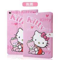 Sanrio Hello Kitty เคสซิลิโคนกันลมรูปโบว์น่ารักสีชมพูสำหรับป้องกันมินิ10.9โปร11ไอแพด4 2021 6 10.2แอร์