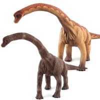 Brachiosaurus ของเล่นจำลองไดโนเสาร์ยุคจูราสสิกบ้านของเล่นพีวีซีระบายสีรูปสัตว์ด้วยมือของเล่นสำหรับของขวัญสำหรับเด็ก