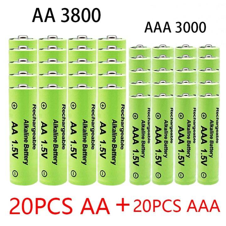 1.5V AA + AAA NI MH Rechargeable AA Battery AAA Alkaline 21003000mah