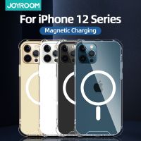 Joyroom เคสโทรศัพท์แม่เหล็กสำหรับ iPhone 12 mini Pro 12 Pro Max โทรศัพท์สำหรับ 360 ​​องศา Ultra-thin TPU เคสป้องกัน