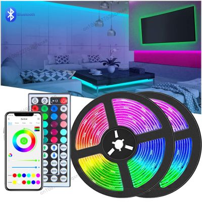 LED Room Lights Color RGB Tpae Bluetooth LED Strip Bedroom Decoration LED 5050 5m 10m 15m 20m 30m TV LED Backlight for Christmas LED Strip Lighting