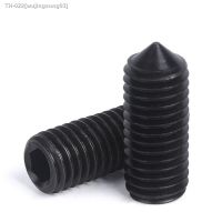 ♦ GRADE 12.9 Black Carbon Steel Hex Hexagon Allen Head Socket Screw Cone Point Grub Set Screws Bolts M2 M2.5 M3 M4 M5 M6 M8 M10