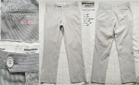 BURBERRY GOLF กางเกงตีกอล์ฟ กางเกงกอล์ฟ กางเกงใส่ทำงาน-ลายทางขาว/เทา ไซส์ 34"(สภาพเหมือนใหม่ ไม่ผ่านการใช้งาน ใหม่กริ๊บ)-UNISEX