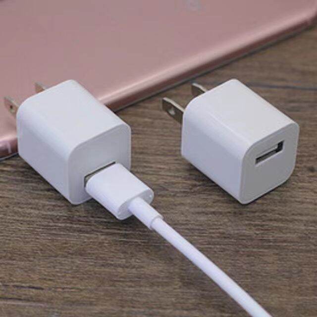 ประกัน1ปี-หัวชาร์จ-1usb-หัวไอโฟน-1ช่อง-จ่ายไฟ-1-0a-ของแท้