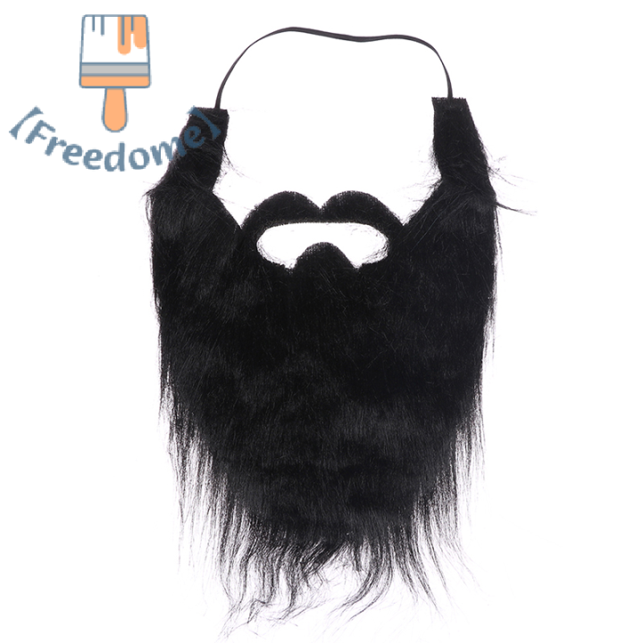 freedome-handmade-วิกผมเคราหมวกโครเชต์หนวดฮาโลวีนปาร์ตี้ตกแต่งวิกผม-props