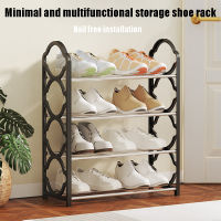 Lace Shoe Rack Four-layer Shoe Shelf Multi-layer Shoe Cabinet Shoe Storage Rack Space-saving Shoe Rack