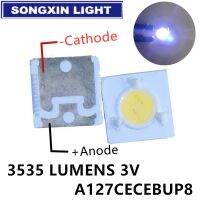 【♘COD Free Cas♘】 lihongtaot 50ชิ้นไฟแบล็คไลท์ Led 1W 3V 3535 3537แบ็คไลท์ Lcd สีขาวเย็นสำหรับการใช้งานในทีวีโทรทัศน์สไตล์ A127cecebup8-3