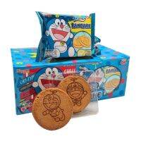 ?โดราเอมอน แพนเค้ก Doraemon Pancake Milk Flavor (ขนมปังอบกรอบสอดไส้ครีมรสนม) ตรา โอเค